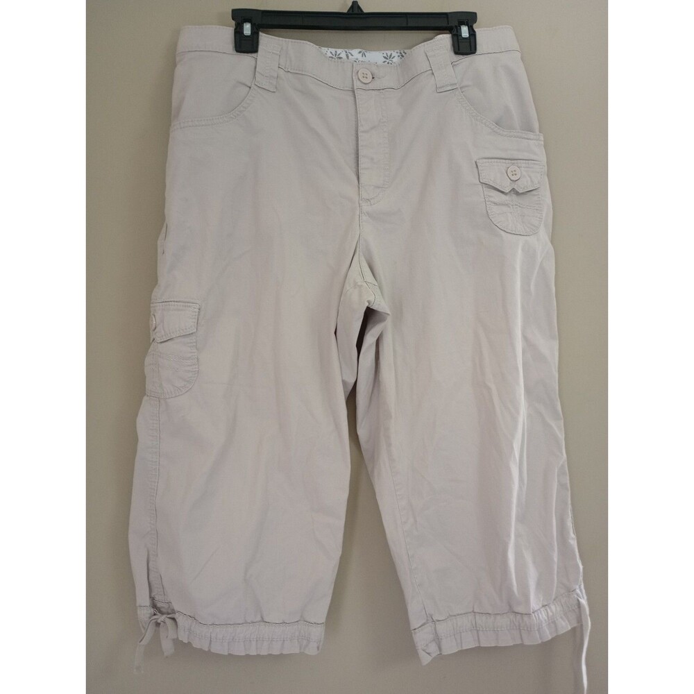 Lee Cargo Capri Comfort Waistband Gorpcore Camp Size Medium